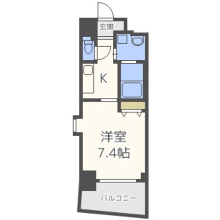 エイペックス四天王寺Ⅱの物件間取画像